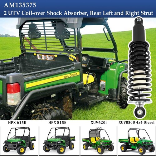 Amortiguador trasero de resorte bobinado AM135375 2 piezas para John Deere HPX 4x4 815E - Imagen 2 de 8