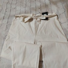 fashion nova xl white pants woman