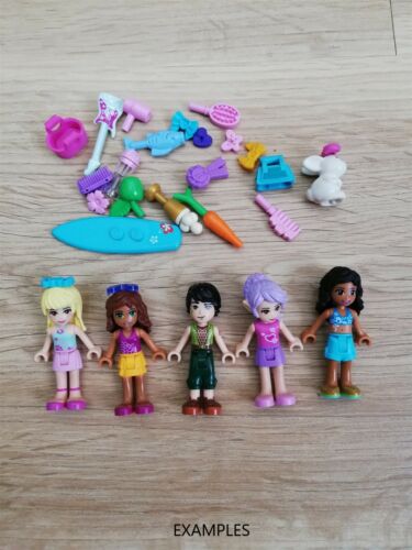 LEGO - friends X5 qty minifigure & X20 Accessories pack! + x1 Free Pet gift! - Picture 1 of 8