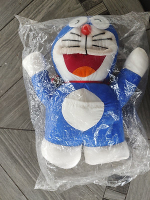 Doraemon Stuffed Toy M Size Plush Doll 12''x10'' Anime Character Japan RARE & NEW!