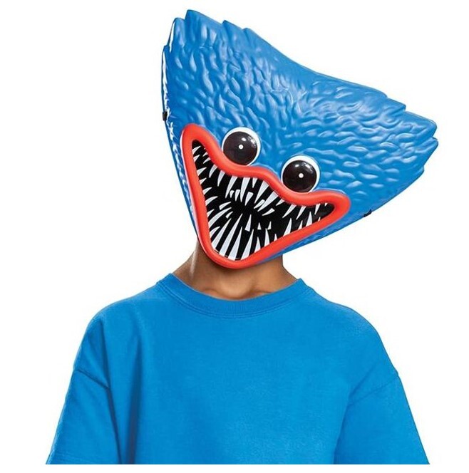 Huggy Wuggy Half Mask - Plastic - Poppy Playtime - Costume