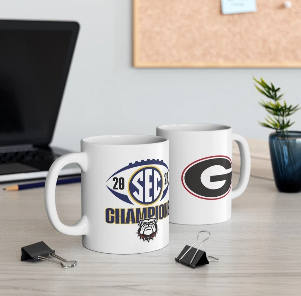 SEC CHAMPIONS GEORGIA BULLDOGS. 15-OUNCE MUG - Image 3 of 3