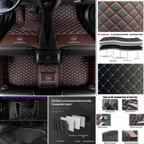 For Porsche Panamera 2010-2025 Car Floor Mats Custom All Weather PU Cargo Liners - Picture 32 of 40