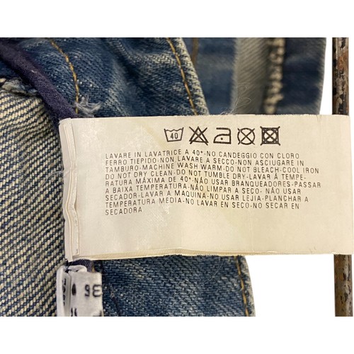 Emporium Armani Jean Flared Skirt Womens Size 6 Blue Denim Cotton With Pockets - Picture 6 of 10