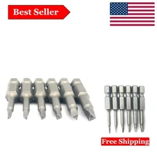6-Piece S2 Steel Triangle Head Bit Set for Precision Electronics and DIY