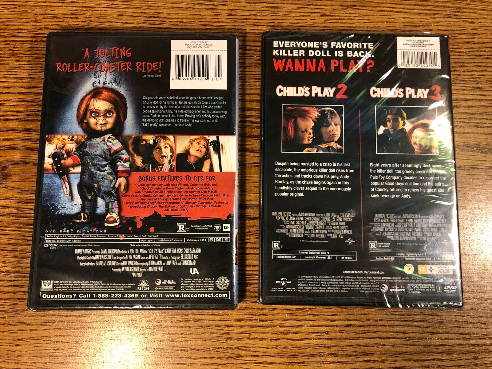 Chucky Complete Movie Collection 1 2 3 4 5 6 7 Childs Play DVD Set Horror  NEW