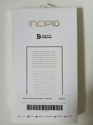 Incipio Design Series Classic Mobile Phone Case For Samsung Galaxy S8 $39.95 RRP - Picture 2 of 2