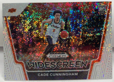 Cade Cunningham 2021-22 Panini Prizm Draft Picks RC Widescreen White Sparkle SP