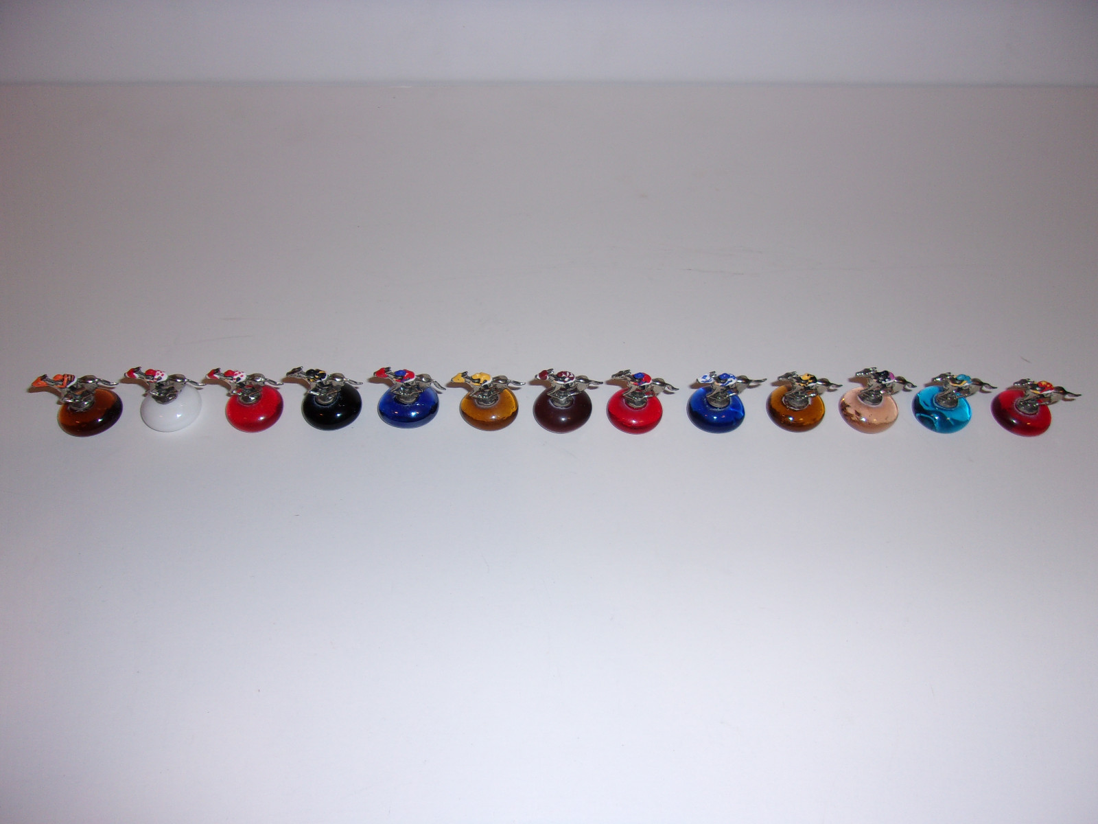 13 TRIPLE CROWN WINNERS MINIATURE FIGURINE HORSE RACING SET JUSTIFY SECRETARIAT