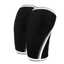 Pair Knee Support Sleeve for Gym CrossFit Squats Weight lifting Powerlifting 7mm