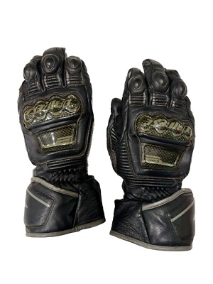 Dainese Druid D1 Long Gauntlet Motorcycle Gloves Black - Men's XS