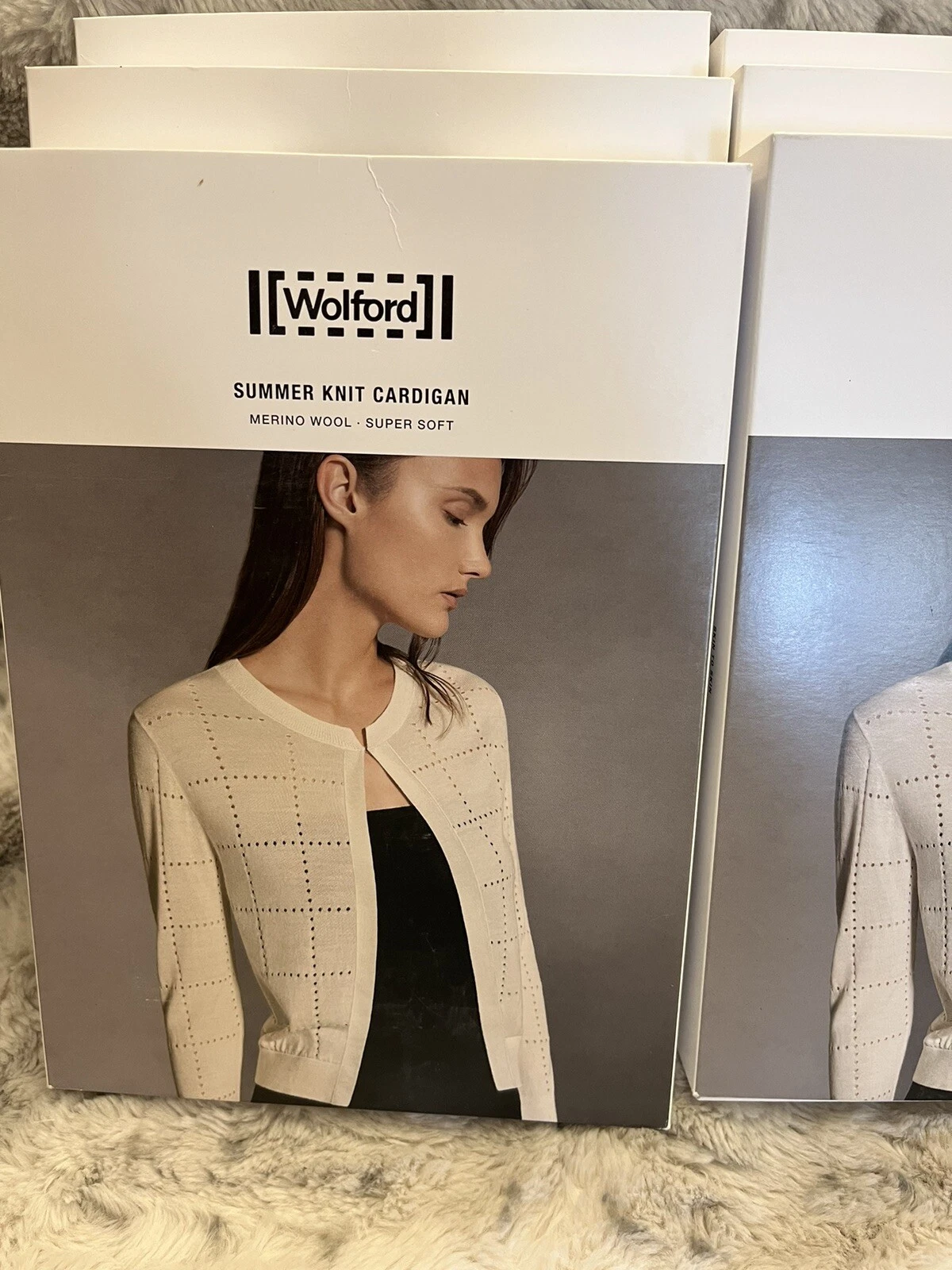 Wolford Summer Knit Cardigan 100% Merino Wool Super Soft MSRP$375