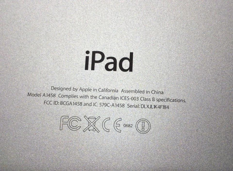 Apple iPad 4. Generation Wi-Fi 16 GB Model A1458 Space Grey - Guter Zustand ✅ - Bild 3 von 4