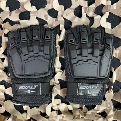 NUEVO Guantes de paintball Exalt Hard Shell pequeños/medianos - negros - Imagen 1 de 4