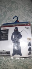 Fade In Out Phantom Costume Glowing Eyes Halloween Boys' Size Medium 8