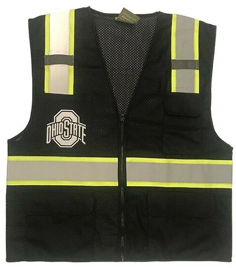 OHIO STATE BUCKEYES REFLECTIVE SAFETY VEST W/REFLECTIVE LOGO  - Image 2 of 2