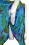 thumbnail 6 - Blue Tie Dye Kimono Sleeveless Lady Hippie Holiday Kaftan Wear Beach Summer Wear
