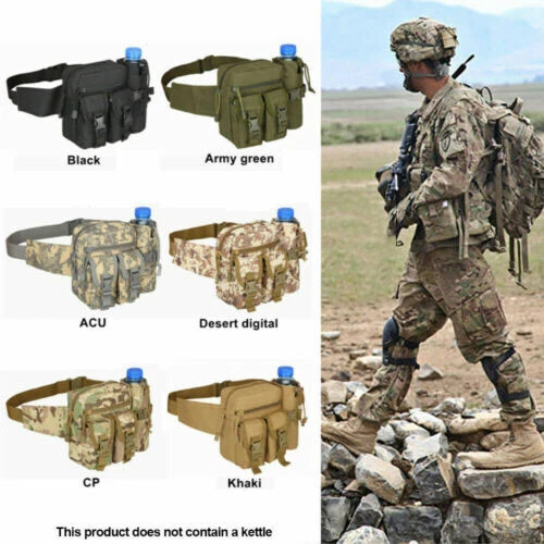 Outdoor Travel Tactical Phone Fanny Pack Belt Bag Army Waist Pack Sports Leg Bag