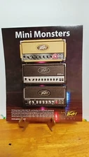 PEAVEY GUITAR AMPS MINI MONSTERS GUITAR PRINT AD 11 X 8.5.,