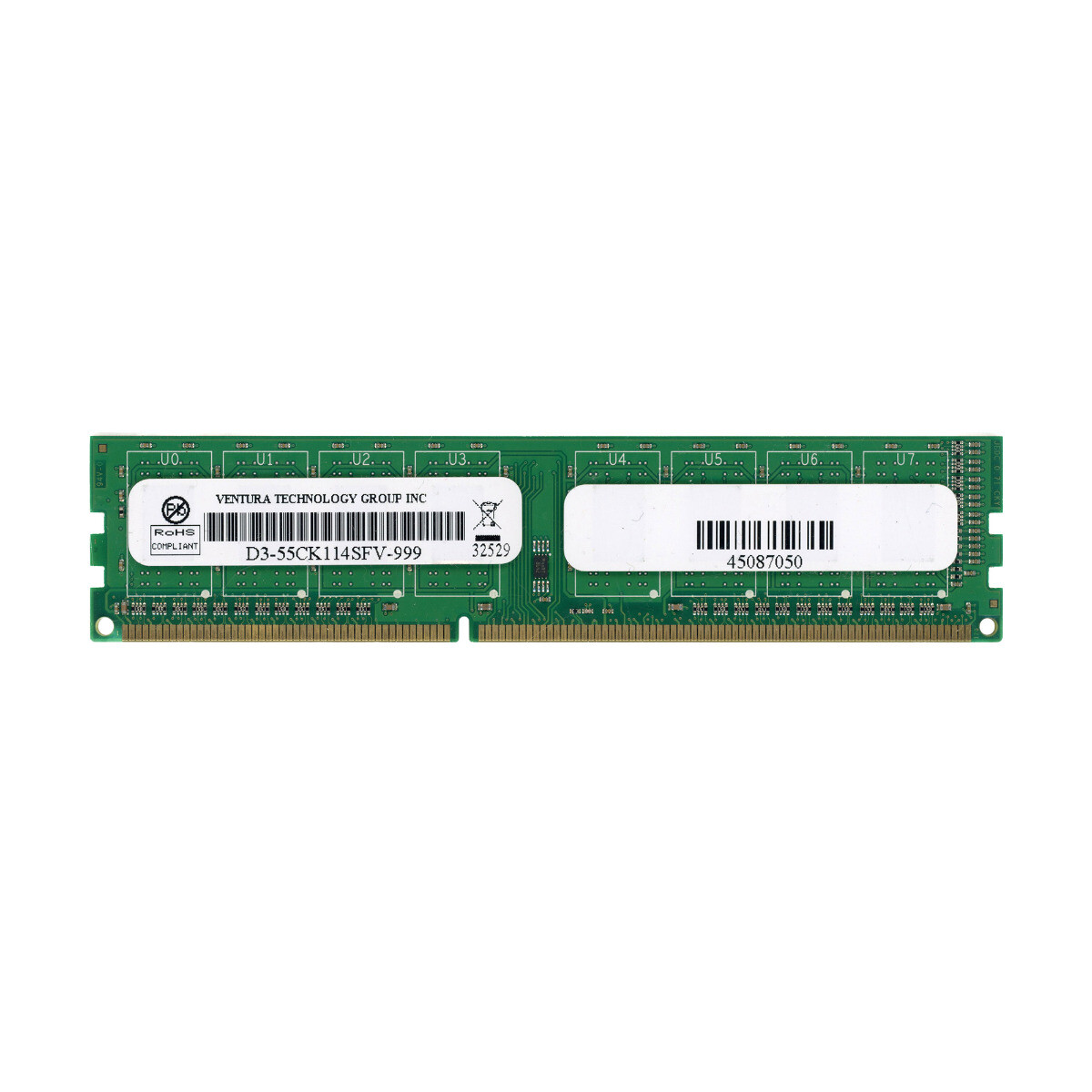 Computer RAM Module Ventura D3-55CK114SFV-999 2GB DDR3 Non-ECC
