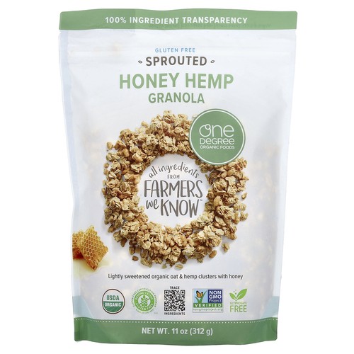 Sprouted Honey Hemp Granola, 11 oz (312 g)