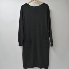 Max Mara Black Knit Dress M 37in Length, 27in Sleeve, Women's Vintage