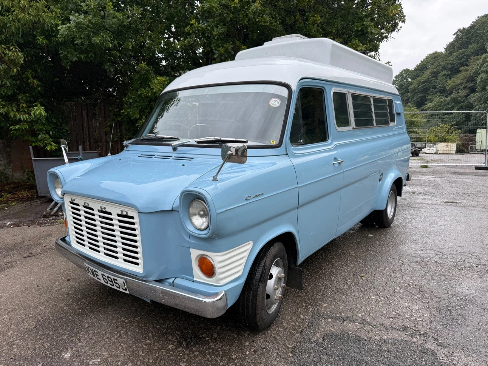 1971 Ford Transit MK1 Twin Wheel High Top Camper Van Rare 3.0 V6 Automatic 77K