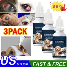 Eye Drops for Pets Bacterial,Viral and Fungal & Infections Dog Cat Treatment US