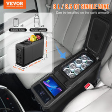Car Armrest Refrigerator 8L Portable Freezer -4 F to 68 F 12V 110V