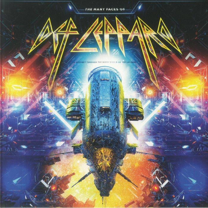 DEF LEPPARD/VARIOUS - The Many Faces Of Def Leppard - ORANGE & BLUE VINYL 2XLP