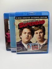 Judd Apatow Blu Ray Lot Superbad, Forgetting Sarah Marshall, Bridesmaids