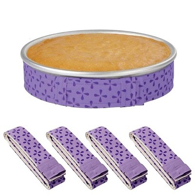 Mity rain 4-Piece Cake Pan Dampen Strips, Super Absorbent 34.6x1.5 inch, 4PCS 