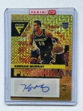 2022-23 Panini Flux Keegan Murray ROOKIE RC AUTO Gold Prizm 08/10 Kings SSP