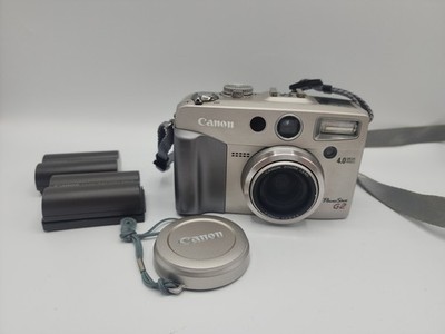 Canon PowerShot G2 4.0MP Digital Camera W/ 2 Batteries & Strap JAPAN