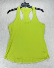 Athleta Ladies Lime Green Active Tank Top Large Workout Exercise Gym Casual Yoga