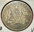1913 Australia Shilling — photo from another recent sale