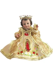 Traje Guadalupano Dorado para Niño Dios. Baby Jesus Outfit.