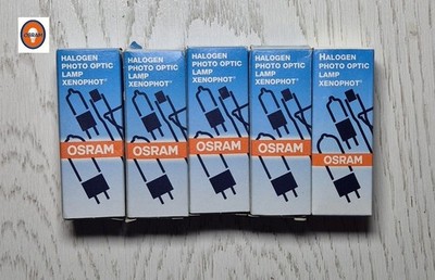 5x OSRAM 64610HLX BRL 12V 50W G6.35 Xenophot Halogen Display Optic Lamp 64610