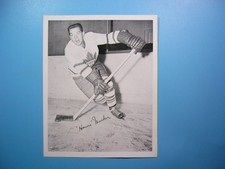1945/54 QUAKER OATS NHL HOCKEY PHOTO HOWIE MEEKER NICE TORONTO MAPLE LEAFS