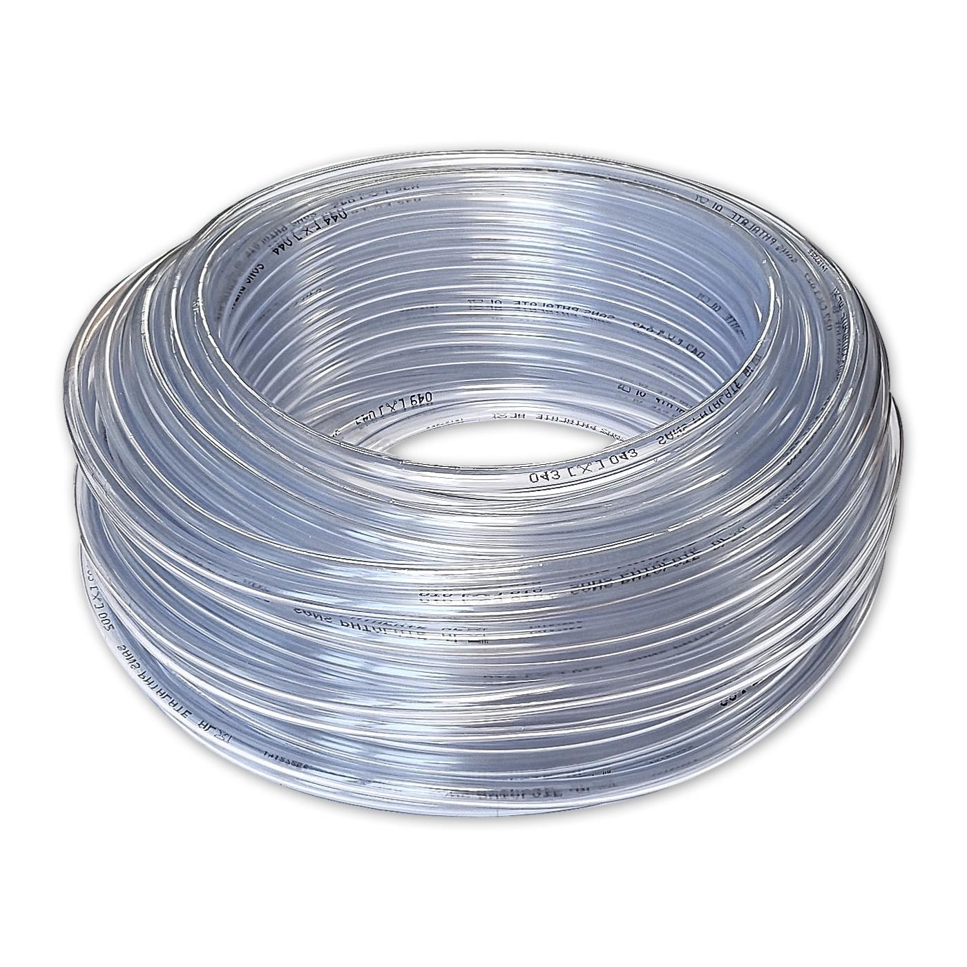 Tuyau souple cristal transparent PVC Ø 5 mm pour l'aquariophilie et l'irrigation