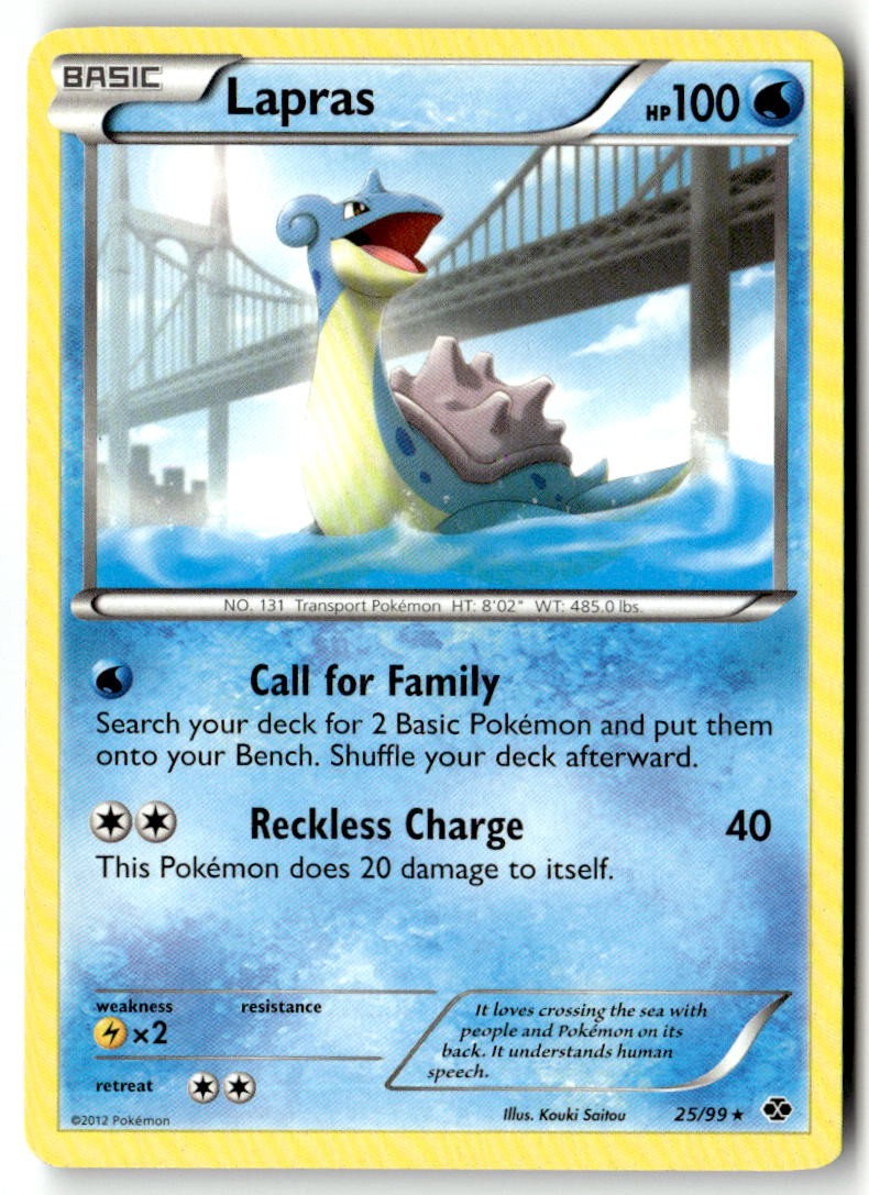 Lapras (25) 25/99 - NXD - PTCG - LP