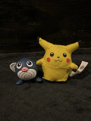 Pokemon Vintage 2000 Burger King Nintendo Fat Pikachu 3" Plush Stuffed Toy Rare