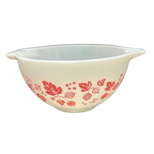 VINTAGE PYREX # 441 PINK GOOSEBERRY SMALL CINDRELLA MIXING BOWL 1.5 PINT FreeShi