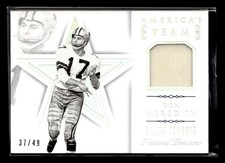 2015 Panini National Treasures Don Meredith America's Team Relic /49 UX8759