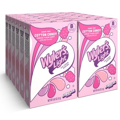 Wyler's Light Cotton Candy Drink Mix Sugar Free Hydration 96 Servings