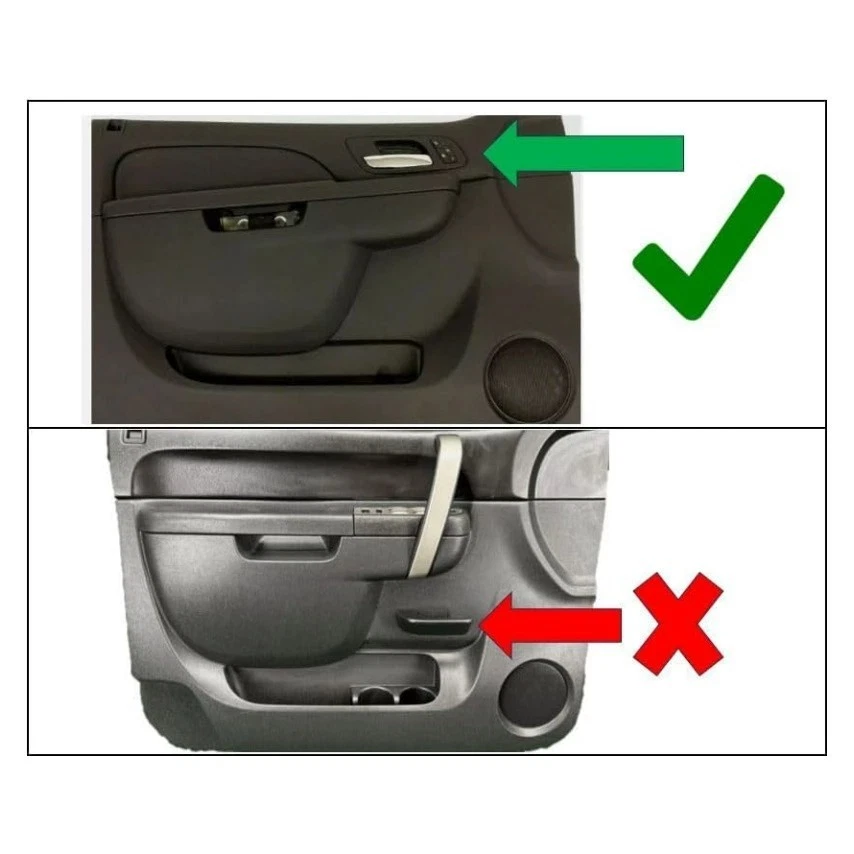 80994 80995 Reparación reposabrazos puerta lado conductor delantero izquierdo+derecho para Chevrolet/GMC Foto 3 de 4