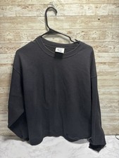 Champion Eco Mens Sweatshirt XL Authentic Black Crewneck Free Shipping