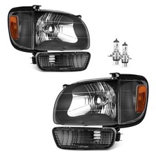 Headlights Assembly for 2001-2004 Toyota Tacoma Halogen Headlamp Replacement,...