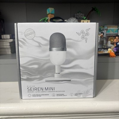 Razer Seiren Mini USB - Kondensatormikrofon für Streaming mit Ständer - Weiß Neu