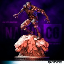 Black Panther - Marvel Resin Figuren handbemalt Lieferung 30 - 90g